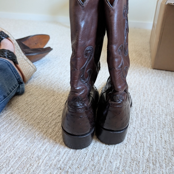 Rios of Mercedes Dark Brown Cowboy Boots - Picture 8 of 11